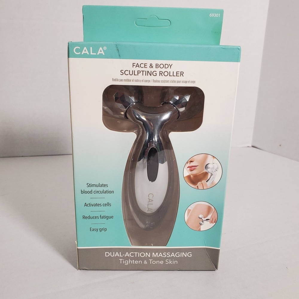 CALA Face & Body Sculpting Roller Dual Action Massager Tighten &‎ Tone Skin